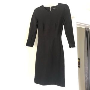 JCrew Sheath Zipper Back Dress 3/4 Sleeve